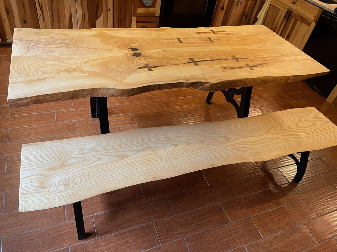 6 Tips For Choosing and Styling Your Live Edge Dining Room Table - Brick Mill Furniture