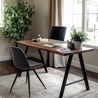 Modern Wood Desk With A Legs