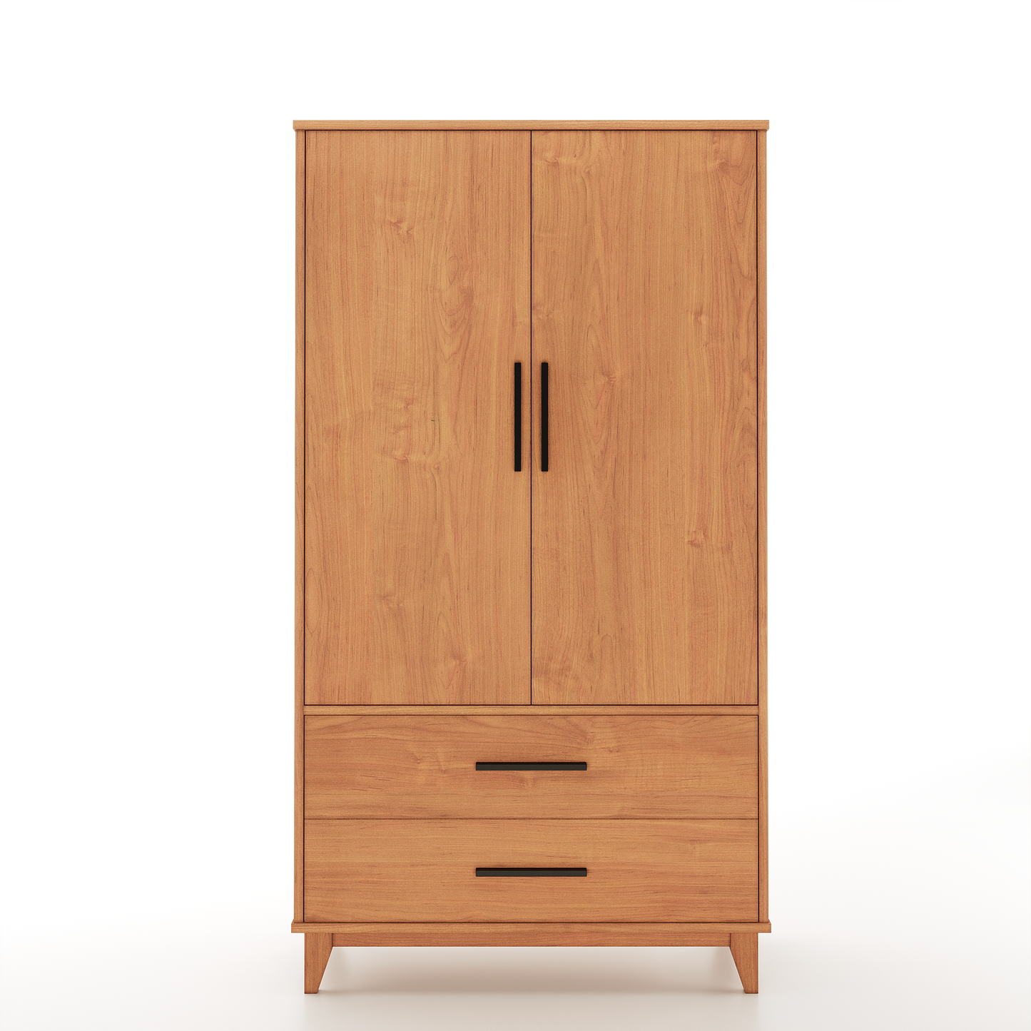 Wooden Armoire With Drawers