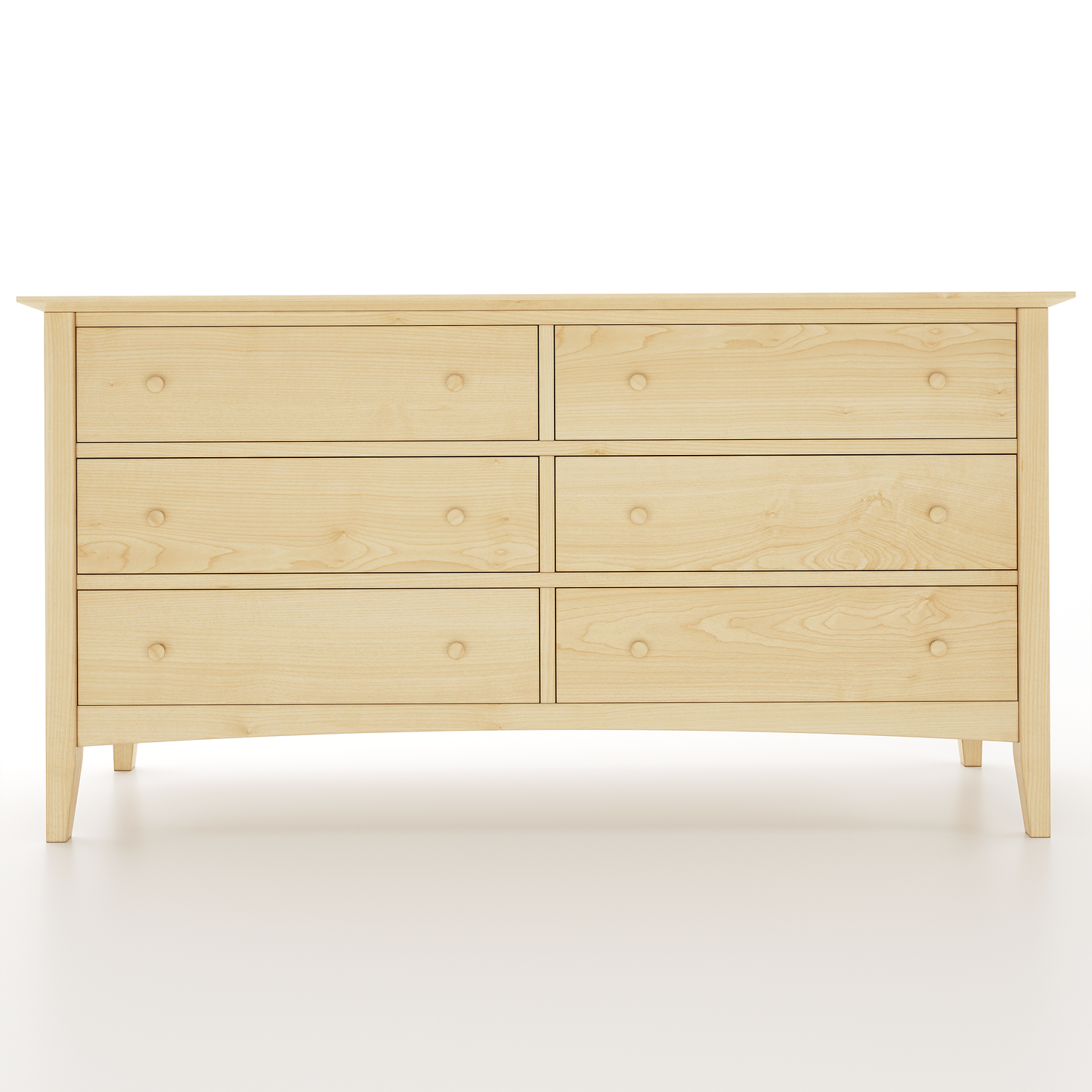 Wooden Bedroom Shaker Dresser