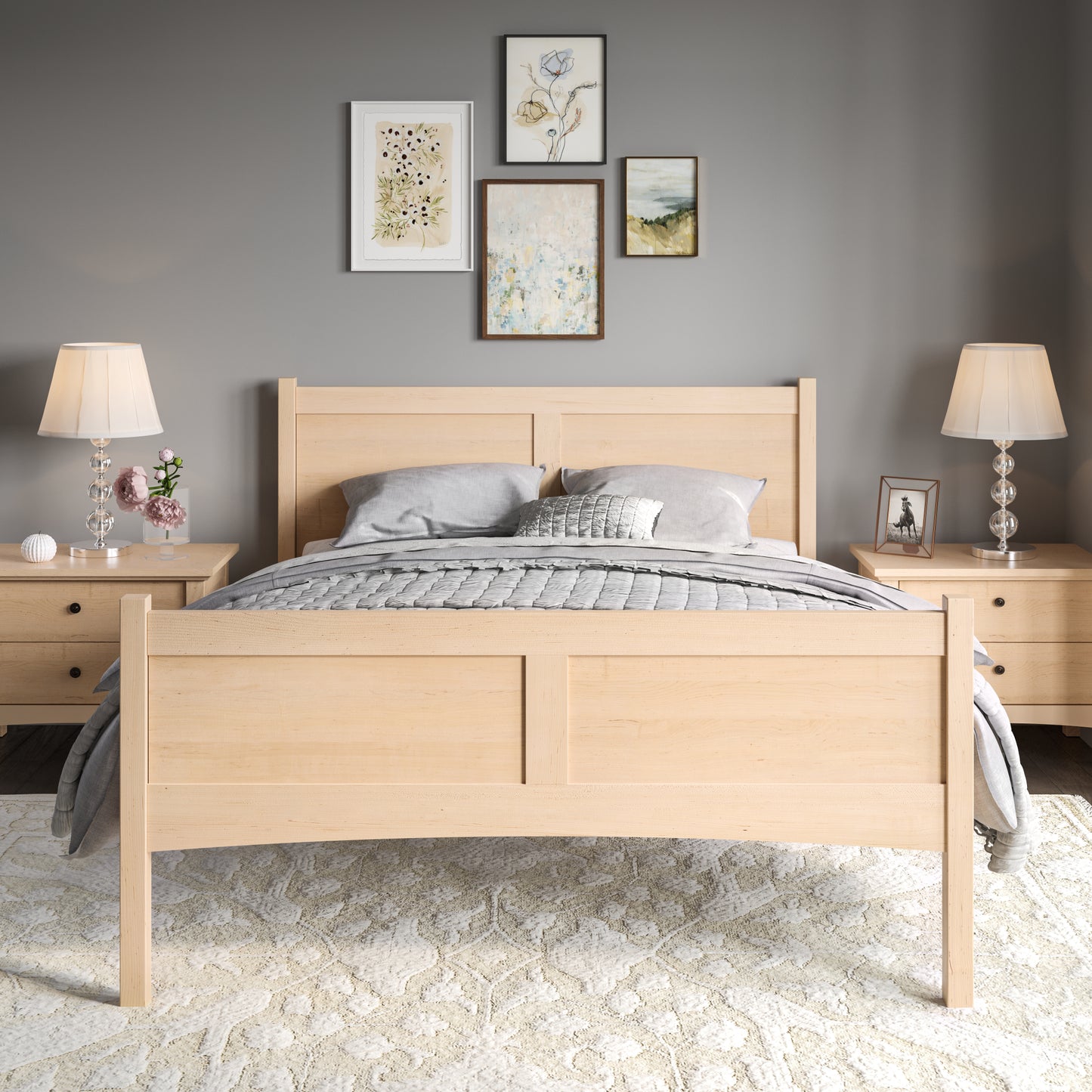 The Bennington Maple Bed Frame