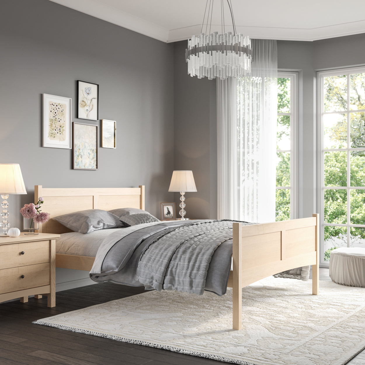 The Bennington Maple Bed Frame