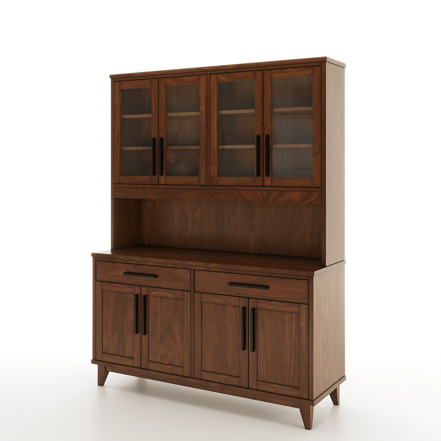 Wooden Classic Country Buffet and Hutch