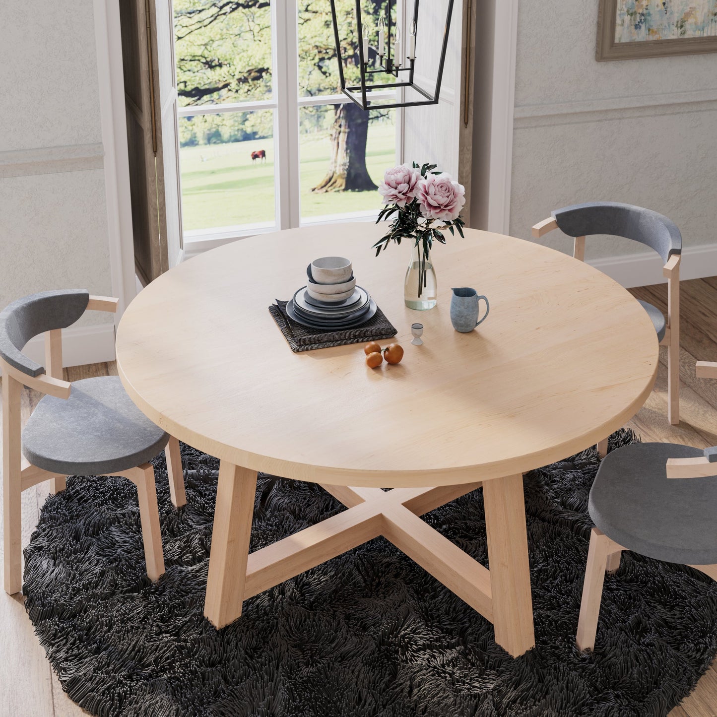 The Croft Round Dining Table