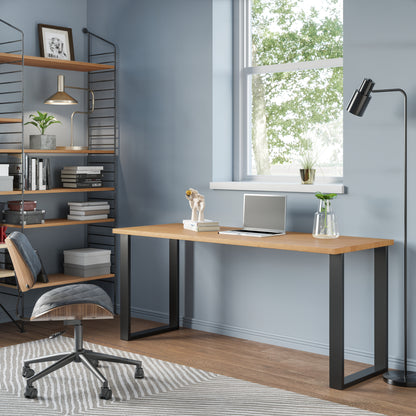 Modern Wood Desk With U Legs