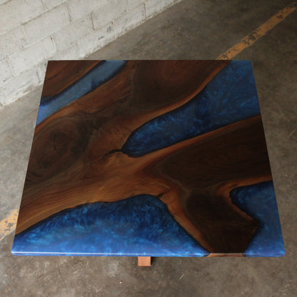 Square Epoxy Dining Table