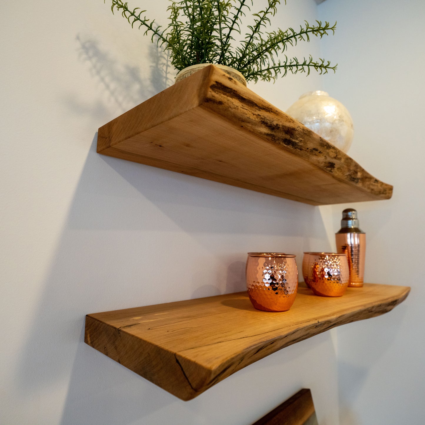 Live Edge Maple Shelf