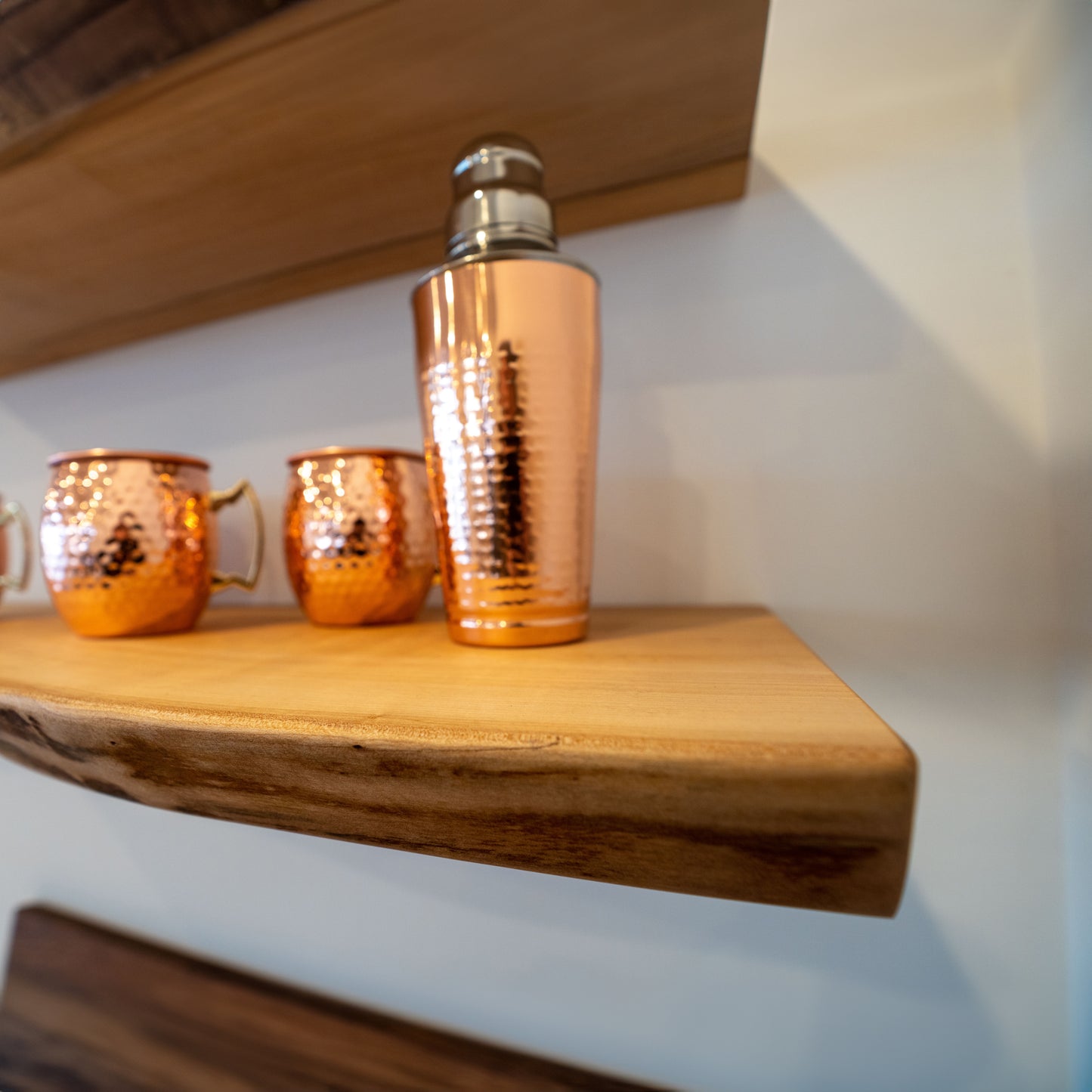 Live Edge Maple Shelf