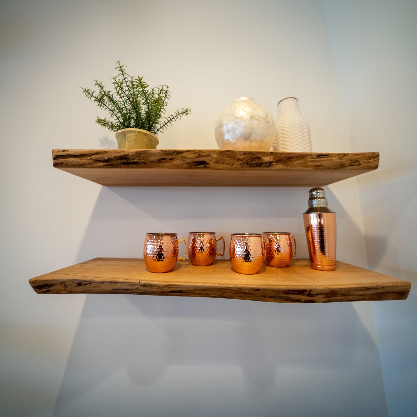 Live Edge Maple Shelf