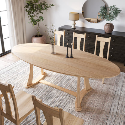 The Quinn Oval Dining Table