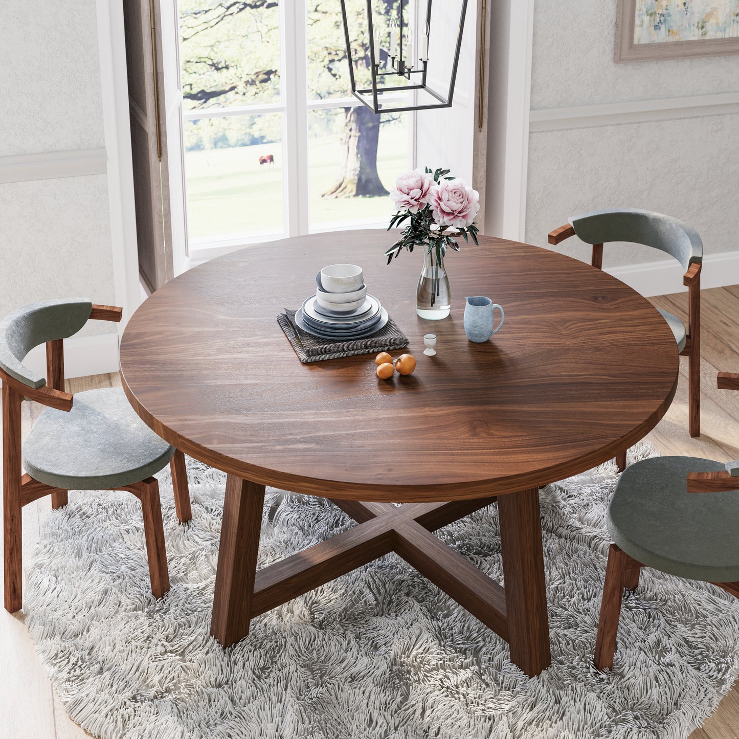 The Croft Round Dining Table