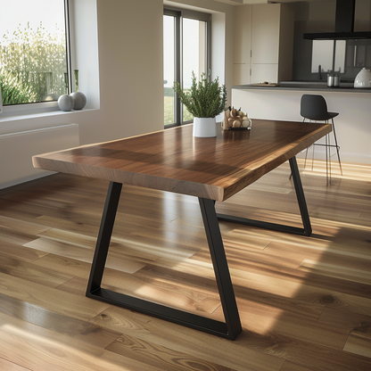 The Taber Live Edge Walnut Dining Table