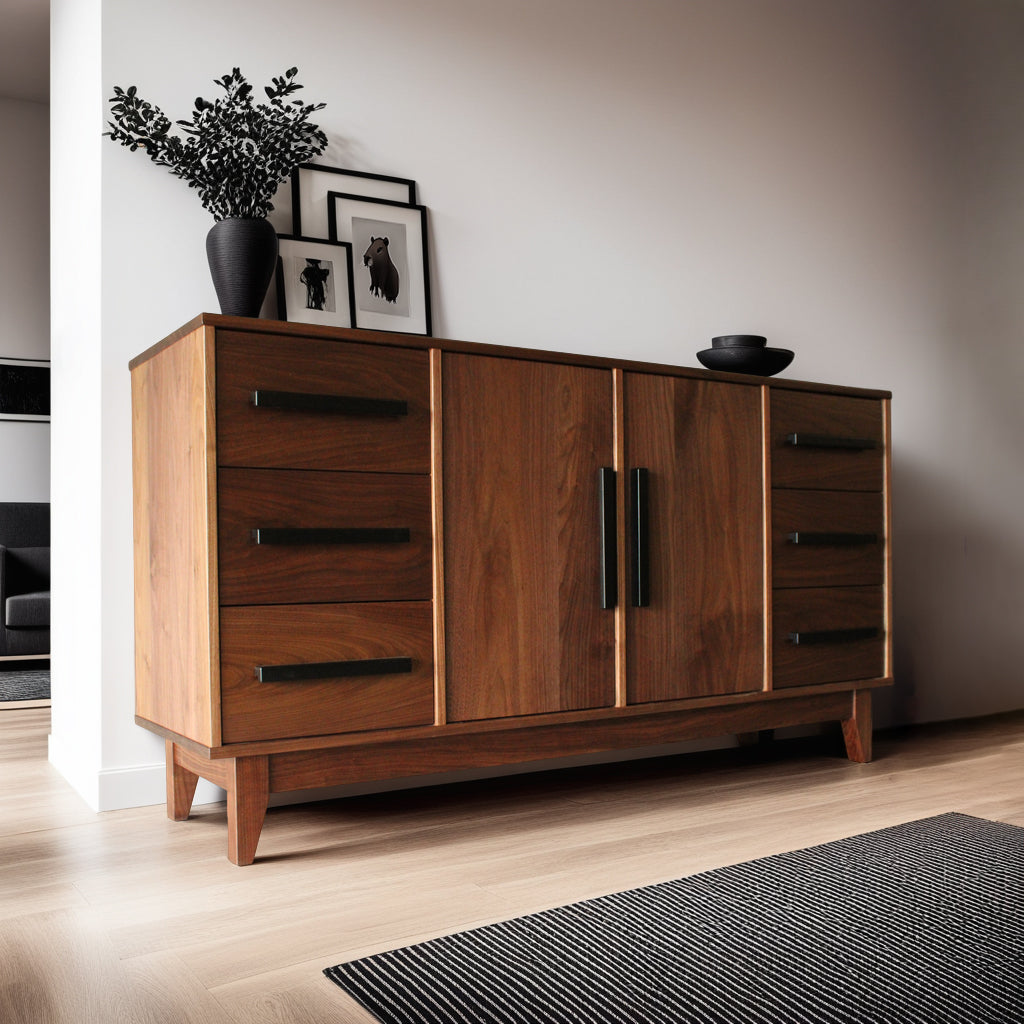 Wooden Dining Room Buffet Table