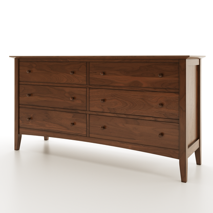 Wooden Bedroom Shaker Dresser