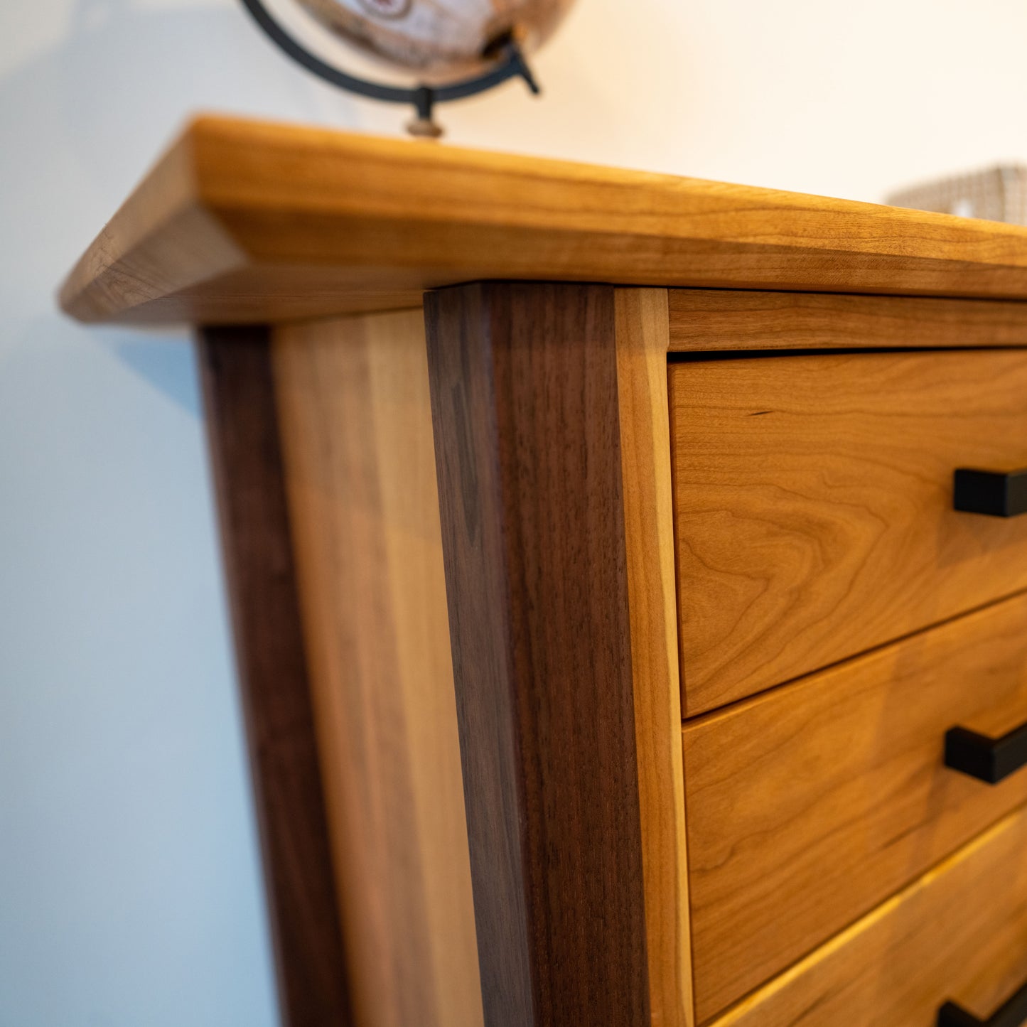 The Valamont Walnut + Cherry Dresser