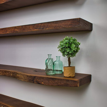 Live Edge Walnut Shelf