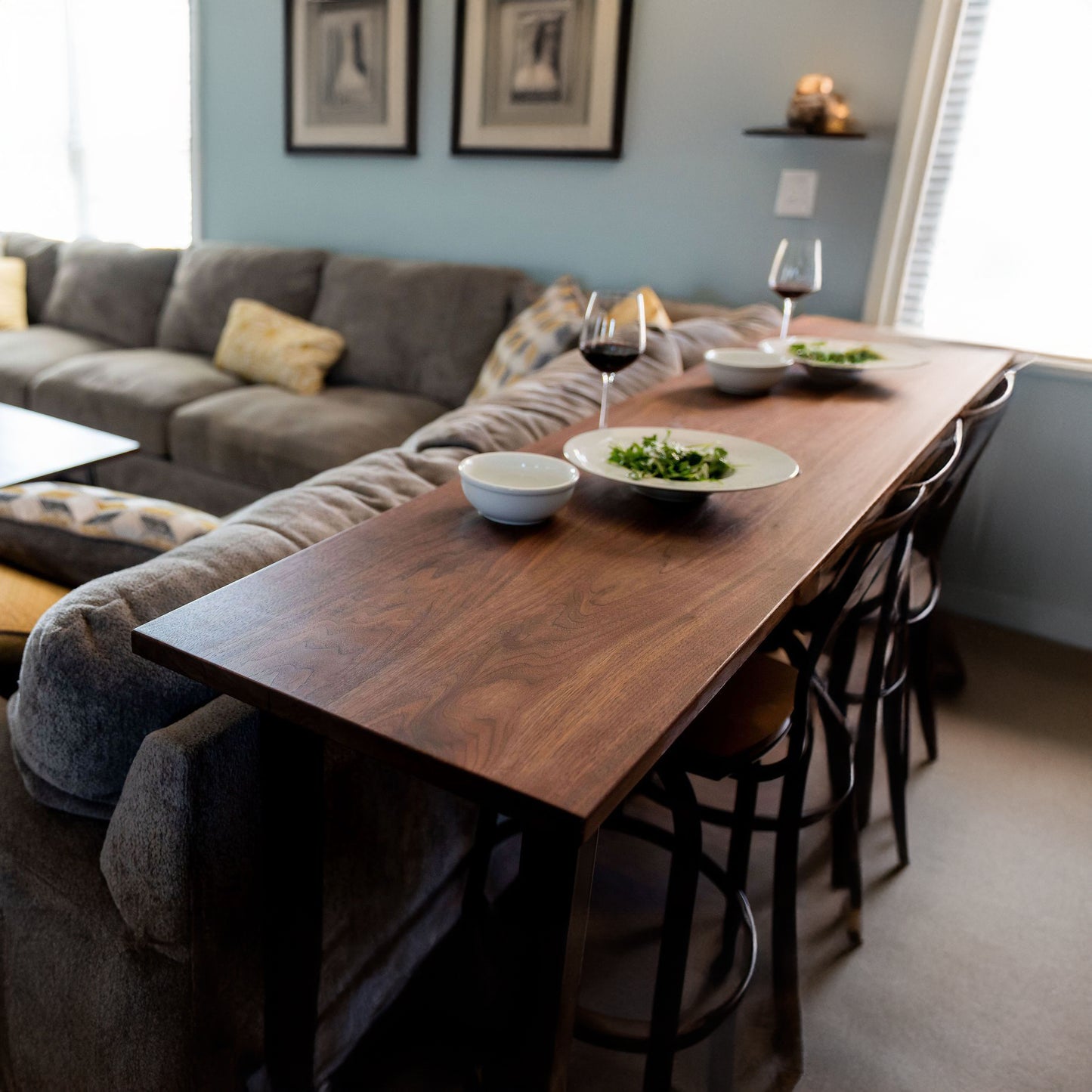 Walnut Sofa Table