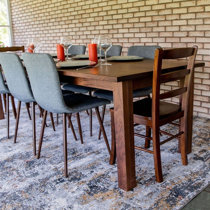 Walnut Parson Dining Table