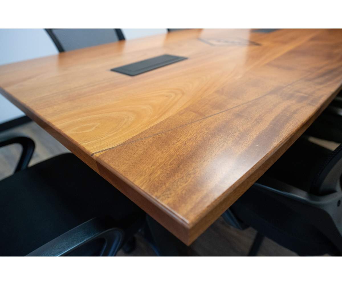 African Mahogany Conference Table - Brick Mill Furniture